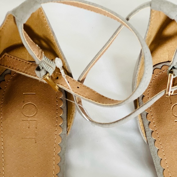 NEW LOFT Pointed Flats 8.5 Grey - Picture 2 of 4